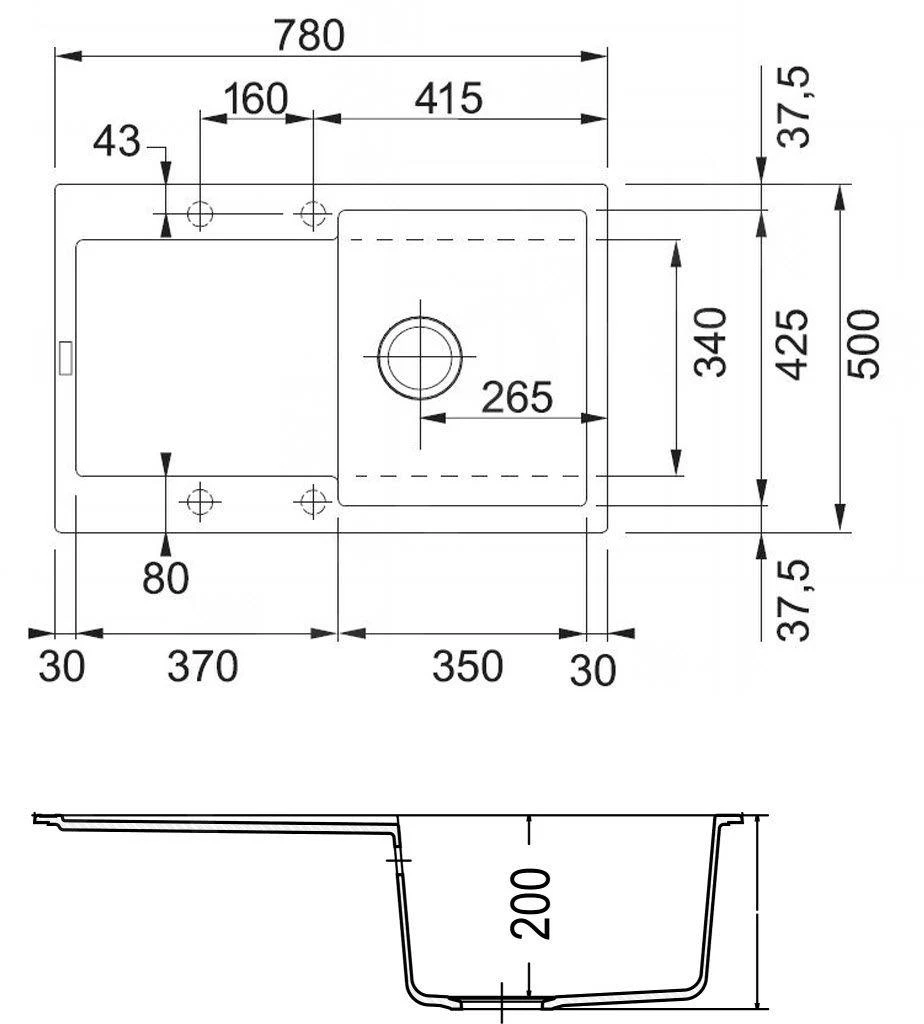 Franke Maris - Évier En Fragranit MRG 611, 780x500 Mm, Huître 114.0494.644 2 Franke Maris - Évier En Fragranit MRG 611, 780x500 Mm, Huître 114.0494.644 – Image 2