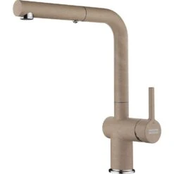 Franke Active New - Mitigeur D'évier FN 6110.424, Avec Douchette Extractible, Cachemire 115.0653.389