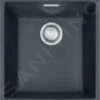 Franke Sirius - Évier En Tectonite SID 110-34, 380x450 Mm, Noir 125.0363.785
