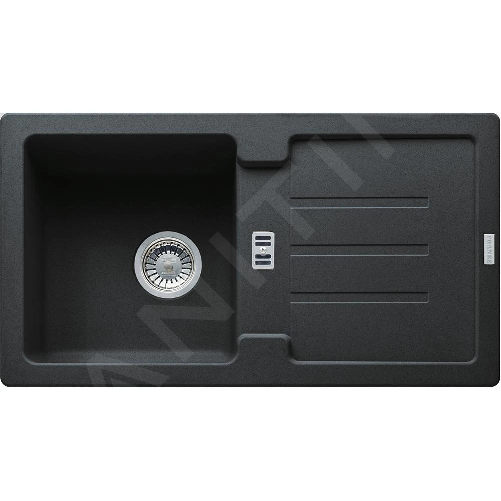 Franke Strata - Évier En Fragranit STG 614-78, 780x435 Mm, Onyx 114.0369.390 1 Franke Strata - Évier En Fragranit STG 614-78, 780x435 Mm, Onyx 114.0369.390