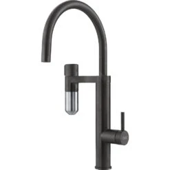 Franke Mitigeurs Filtrants - Vital Tap Mitigeur D’évier Avec Filtration D’eau Intégrée, Noir Mat/inox 120.0621.312 -Kitchen Soldes 1a15401bc6b3b66db4de98b4