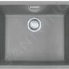 Franke Sirius - Évier En Tectonite SID 110-50, 525x440 Mm, Gris 125.0582.205