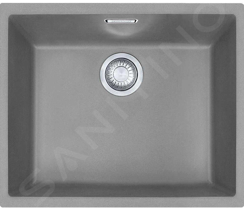 Franke Sirius - Évier En Tectonite SID 110-50, 525x440 Mm, Gris 125.0582.205 1 Franke Sirius - Évier En Tectonite SID 110-50, 525x440 Mm, Gris 125.0582.205
