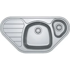 Franke Colonnes - Ensemble N81, évier D’angle Inox SKX 651E Et Robinetterie FC 9547.031, Inox/chrome 101.0618.836 -Kitchen Soldes 28b5e4db41828d72764ef50c