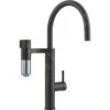 Franke Mitigeurs Filtrants - Vital Tap Mitigeur D’évier Avec Filtration D’eau Intégrée, Noir Mat/inox 120.0621.312