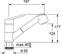 Franke Colonnes - Set De Cuisine G57, évier En Granit BFG 611-78, Pierre Gris + Robinet FC 9547, Pierre Gris 114.0323.918 -Kitchen Soldes 2cd14142cd5335d28815d951 3