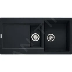 Franke Maris - Évier En Fragranite MRG 651, 970x500 Mm, Noir Mat 114.0637.578
