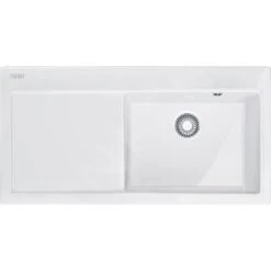 Franke Mythos - Évier En Céramique MTK 611-100 / 7, 1000x510 Mm, Glacier 124.0335.707