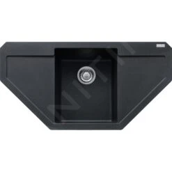Franke Maris - Évier En Fragranit MRG 612 E, 960x500 Mm, Onyx 114.0250.569
