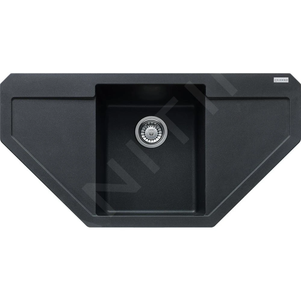 Franke Maris - Évier En Fragranit MRG 612 E, 960x500 Mm, Onyx 114.0250.569 1 Franke Maris - Évier En Fragranit MRG 612 E, 960x500 Mm, Onyx 114.0250.569