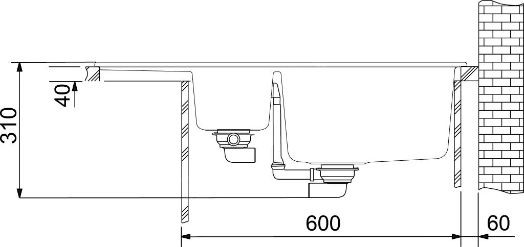 Franke Basis - Évier En Fragranit BFG 651-78, 780x500 Mm, Blanc Artic 114.0285.214 3 Franke Basis - Évier En Fragranit BFG 651-78, 780x500 Mm, Blanc Artic 114.0285.214 – Image 3