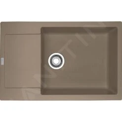 Franke Maris - Évier En Fragranit MRG 611-78 BB, 780x500 Mm, Huître 114.0494.646