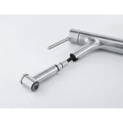 Franke Taros Neo - Mitigeur D'évier FC 6386.501 Avec Douchette Extractible, Inox 115.0596.386 -Kitchen Soldes 405285e7bbaa36fd23e71634