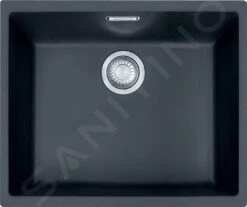 Franke Sirius - Évier En Tectonite SID 110-50, 525x440 Mm, Noir 125.0363.789