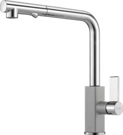 Franke Robinetterie - Mitigeur D'évier FG 0392.084, Chrome/pierre Gris 115.0392.369