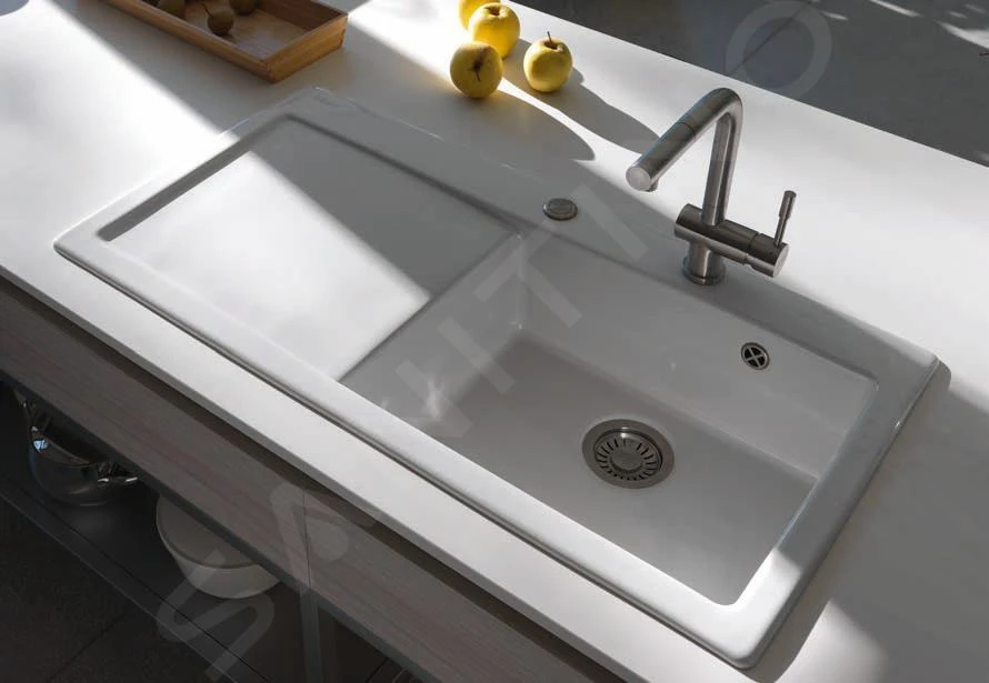 Franke Mythos - Évier En Céramique MTK 611-100 / 7, 1000x510 Mm, Glacier 124.0335.707 4 Franke Mythos - Évier En Céramique MTK 611-100 / 7, 1000x510 Mm, Glacier 124.0335.707 – Image 4