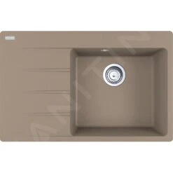 Franke Centro - Évier En Fragranite CNG 611-78 TL / 7, 780x500 Mm, Cachemire 114.0637.508