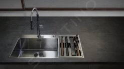 Franke Box Center - Évier BWX 220/620-54-27/2, 860x510 Mm, Inox 127.0538.260 -Kitchen Soldes 53929c93f3f99587476e4041