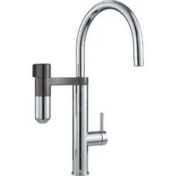 Franke Mitigeurs Filtrants - Vital Tap Mitigeur D’évier Avec Filtration D’eau Intégrée, Chrome/gun Metal 120.0621.229