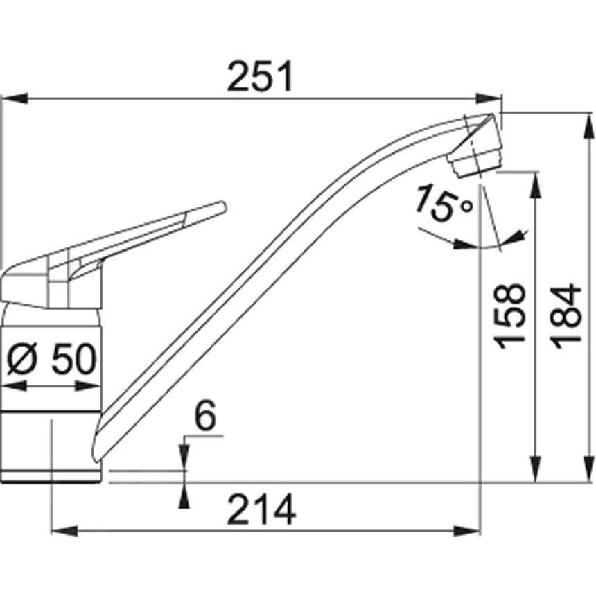 Franke Colonnes - Ensemble De Cuisine G117, évier En Fragranit BSG 611-62 Et Mitigeur FC 9541.424, Cachemire 114.0510.434 3 Franke Colonnes - Ensemble De Cuisine G117, évier En Fragranit BSG 611-62 Et Mitigeur FC 9541.424, Cachemire 114.0510.434 – Image 3