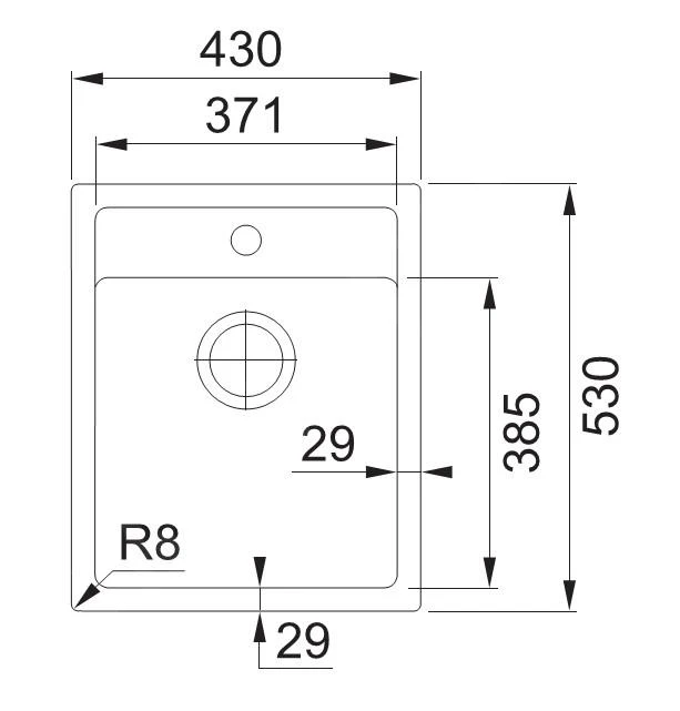 Franke Sirius - Évier En Tectonite SID 610-40, 430x530 Mm, Gris 114.0503.044 2 Franke Sirius - Évier En Tectonite SID 610-40, 430x530 Mm, Gris 114.0503.044 – Image 2