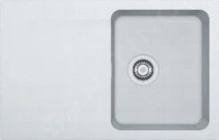 Franke Orion - Évier En Tectonite OID 611-78, 780x500 Mm, Blanc 114.0288.585