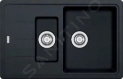 Franke Basis - Évier En Fragranit BFG 651-78, 780x500 Mm, Onyx 114.0285.215