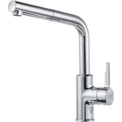 Franke Urban - Mitigeur D'évier FP 5083.031 Avec Douchette Extractible, Chrome 115.0595.083
