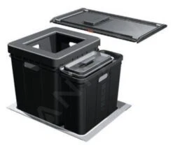 Franke Poubelle Tri Sélectif - Poubelle Encastrée Composta 350-60 121.0307.526