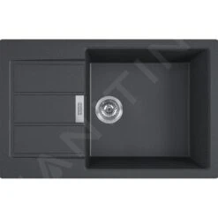 Franke Colonnes - Ensemble T88, évier En Tectonite S2D 611-78 XL Et Robinetterie FN 0147.031, Noir/chrome 143.0618.741 -Kitchen Soldes 7579aa0740822a0b96a17a52 1