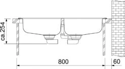Franke Euroform - Évier En Inox EFN 620-78, 780x475 Mm + Siphon 101.0120.102 5 Franke Euroform - Évier En Inox EFN 620-78, 780x475 Mm + Siphon 101.0120.102 -Kitchen Soldes 78ce3ef95ec53c40b60978b0