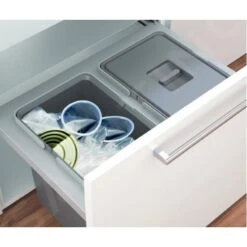 Franke Poubelle Tri Sélectif - Poubelle Encastrée Garbo 60-2 121.0284.027 -Kitchen Soldes 82eeb21d6147d3e8e00f21ac