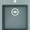 Franke Sirius - Évier En Tectonite SID 610-40, 430x530 Mm, Gris 114.0503.044