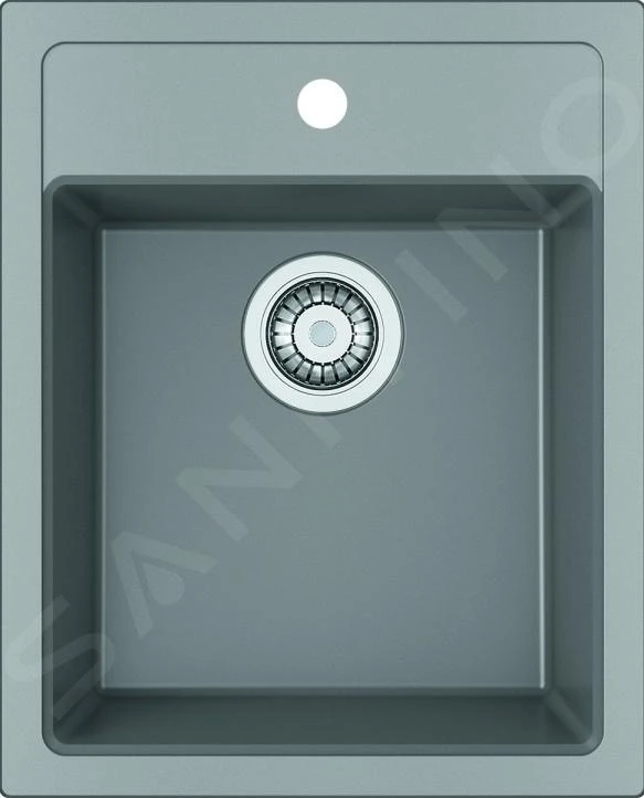 Franke Sirius - Évier En Tectonite SID 610-40, 430x530 Mm, Gris 114.0503.044 1 Franke Sirius - Évier En Tectonite SID 610-40, 430x530 Mm, Gris 114.0503.044