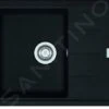 Franke Basis - Évier En Fragranit BFG 611-62, 620x500 Mm, Noir Mat 114.0661.420