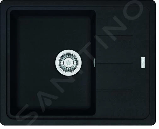 Franke Basis - Évier En Fragranit BFG 611-62, 620x500 Mm, Noir Mat 114.0661.420 1 Franke Basis - Évier En Fragranit BFG 611-62, 620x500 Mm, Noir Mat 114.0661.420