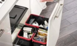 Franke Poubelle Tri Sélectif - Poubelle Encastrable 300-45 Trio 121.0150.145 -Kitchen Soldes 9a061ab322503096dc108629