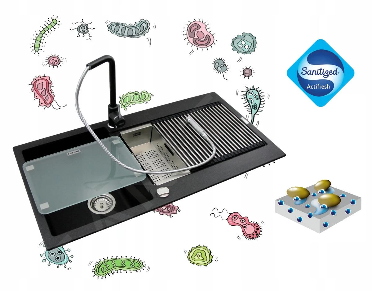 Franke Colonnes - Ensemble De Cuisine G135, Fragranite évier BFG 611 Et Mitigeur Samoa, Sahara / Chrome 114.0510.327 6 Franke Colonnes - Ensemble De Cuisine G135, Fragranite évier BFG 611 Et Mitigeur Samoa, Sahara / Chrome 114.0510.327 – Image 6