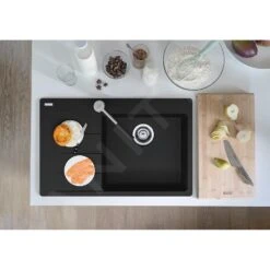 Franke Centro - Évier En Fragranite CNG 611-78 TL / 7, 780x500 Mm, Noir Mat 114.0637.506 -Kitchen Soldes add8278ab573efa32b818ce8