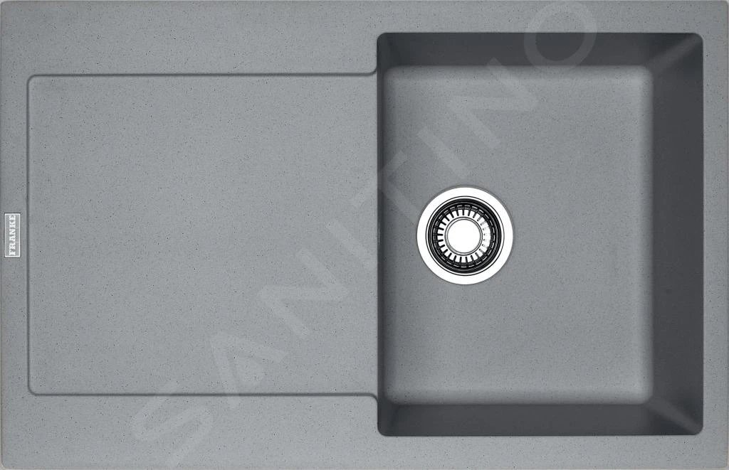 Franke Maris - Évier En Fragranit MRG 611, 780x500 Mm, Pierre Grise 114.0284.846 1 Franke Maris - Évier En Fragranit MRG 611, 780x500 Mm, Pierre Grise 114.0284.846