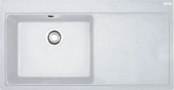 Franke Mythos - Évier En Fragranit MTG 611/2, 1000x515 Mm, Blanc Artic 114.0150.003