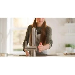 Franke Atlas Neo - Mitigeur D&apos;évier électronique FC 5523.501 Avec Douchette Extractible, Inox 115.0625.523 -Kitchen Soldes b3a744c9469446d51efeeb9d
