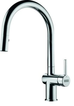 Franke Active - Mitigeur D&apos;évier FN 4090.031, Avec Douchette Extractible, Chrome 115.0653.401