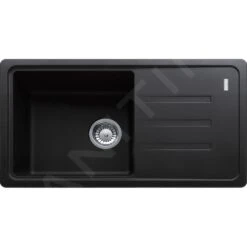 Franke Malta - Évier En Fragranit BSG 611-78/39, 780 X 435 Mm, Onyx 114.0395.152