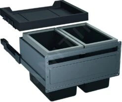 Franke Poubelle Tri Sélectif - Poubelle Encastrée FX 60 26-26 121.0557.764