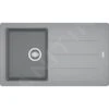 Franke Basis - Évier En Fragranit BFG 611-86, 860x500 Mm, Pierre Grise 114.0494.919