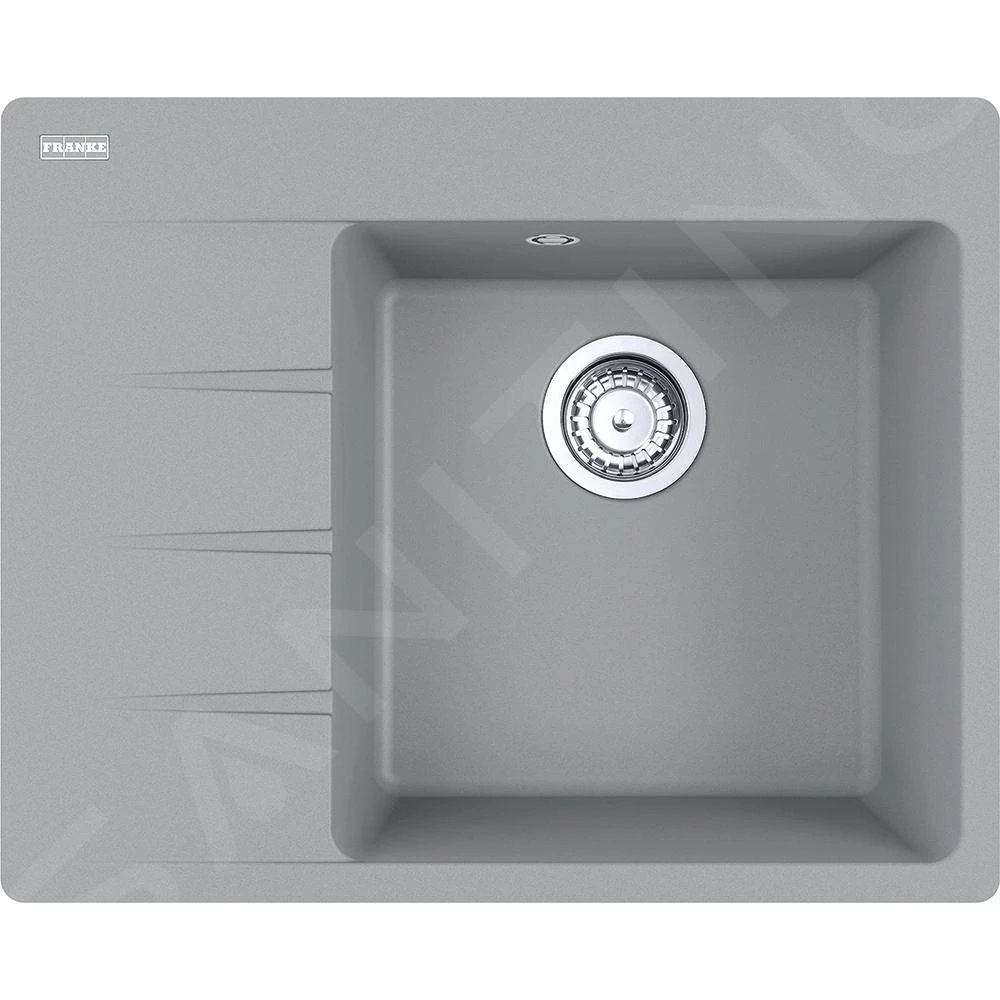 Franke Colonnes - Set G222, évier En Fragranit CNG 611-62 TL / 7 Et Mitigeur FP 0408.031, Pierre Grise / Chrome 114.0650.768 4 Franke Colonnes - Set G222, évier En Fragranit CNG 611-62 TL / 7 Et Mitigeur FP 0408.031, Pierre Grise / Chrome 114.0650.768 – Image 4