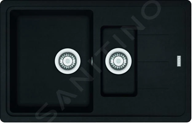 Franke Basis - Évier En Fragranit BFG 651-78, 780x500 Mm, Noir Mat 114.0661.514 4 Franke Basis - Évier En Fragranit BFG 651-78, 780x500 Mm, Noir Mat 114.0661.514 – Image 4