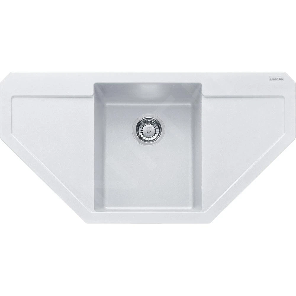 Franke Maris - Évier En Fragranit MRG 612 E, 960x500 Mm, Blanc Artic 114.0250.568 1 Franke Maris - Évier En Fragranit MRG 612 E, 960x500 Mm, Blanc Artic 114.0250.568