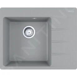 Franke Colonnes - Set G215, évier En Fragranit CNG 611-62 TL / 2 Et Mitigeur FC 3055.084, Pierre Grise / Chrome 114.0650.773 -Kitchen Soldes d1d3a14449491a3b0b6a23d4 1